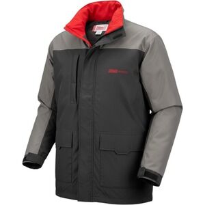 Coleman MAX Aeroces Mens Black Grey Red Nylon Outdoor Shell Jacket 8697 M